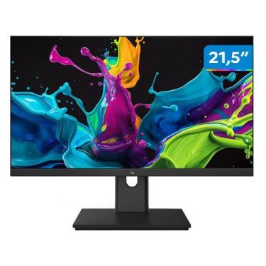 Imagem de Monitor 21.5" HQ LED, Widescreen, 75Hz, HDMI, VGA, VESA - M215HQ, 21,5
