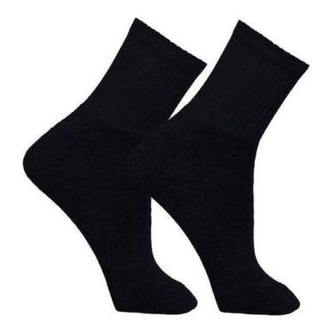 Imagem de Meias Kit 3 Pares Cano Longo Unissex Algodão Confortável - Calshoes, P
