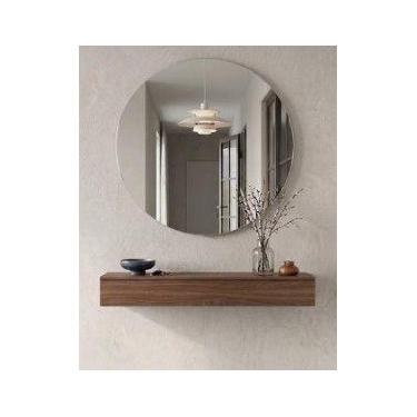 Imagem de Espelho Decorativo em Vidro Redondo 46cm - HChebli - H Chebli, prata