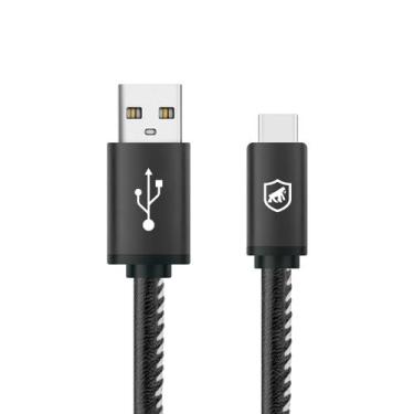 Imagem de Cabo Carregamento Rápido Turbo Militar 1,5m Tipo C / USB A Com Potênci