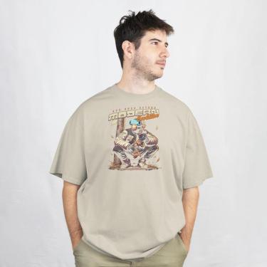 Imagem de Camiseta Masculina Evolution Manga Curta Casual Leve e Confortável em Algodão do P ao G...