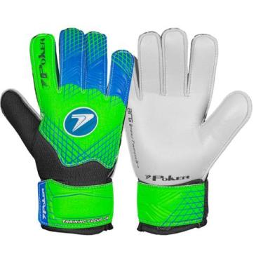 Imagem de Luva de Goleiro Infantil Poker Training Focus Junior, Verde, 7