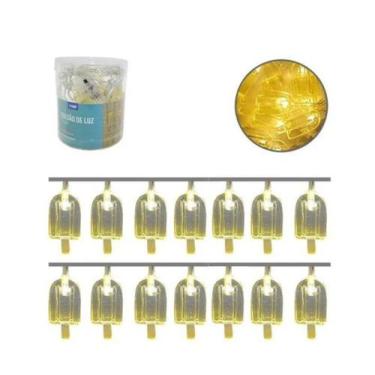 Imagem de Varal Luminaria C/ Luz Led Decoração Cordão Luminoso Picolés - FWB