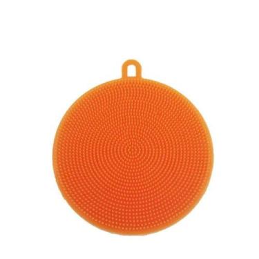 Imagem de Esponja Em  Silicone Multi-Uso Laranja - MILK