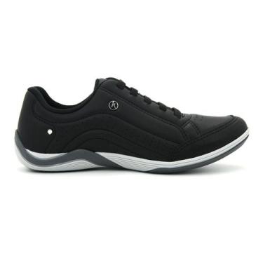 Imagem de Tenis Kolosh Original Salto Baixo Elastico Leve Feminino 663, 37, Pret