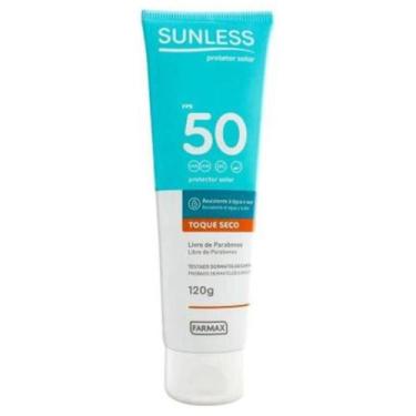 Imagem de Protetor Solar Sunless Toque Seco FPS 50 Corporal Farmax 120g