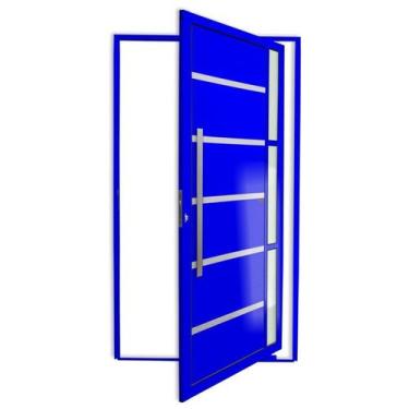 Imagem de Porta Pivotante Lambril Miraggio com Puxador Super 210cm x 100cm Brima
