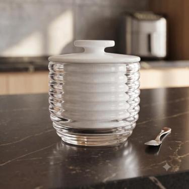 Imagem de Manteigueira Francesa Colméia Branca - Lyor, Branca