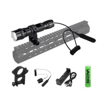 Imagem de Lanterna LED De Visão Noturna Infravermelha Zoomável 850nm Com Interru