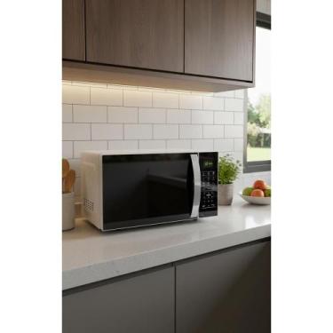 Imagem de Micro-ondas 33L 1400W Limpa Fácil Preto e Branco 110V - Britânia, Pret