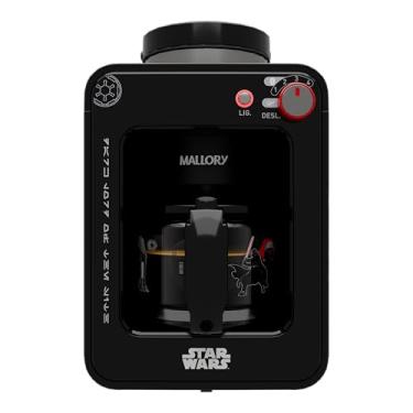 Imagem de Cafeteira Elétrica com Moedor de Grãos Mallory Star Wars Darth Brew - 600W, 4 Xícaras 600mL, Moedor Integrado, Seletor de 1 a 4 Xícaras, Jarra de Vidro Termossensível - 127V (Edição Limitada Numerada)