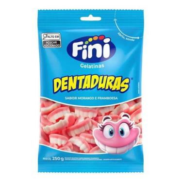 Imagem de Balas Gelatina Dentadura 500g Fini