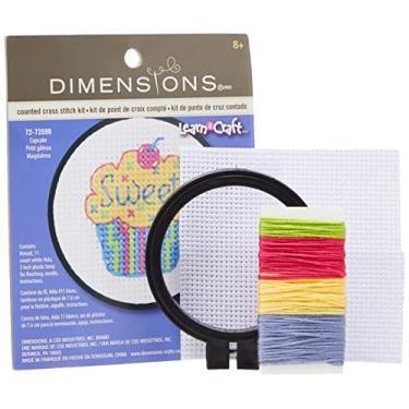 Imagem de Dimensions Kit de mini cupcakes Learn-A-Craft para iniciantes, 7 cm, pequeno