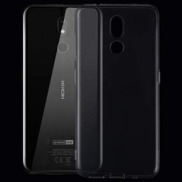 Imagem de Capa para celular 0,75 mm ultrafina transparente TPU capa protetora macia para Nokia 3.2 sacos