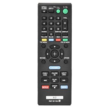 Imagem de Controle remoto universal Wendry Sony, controle remoto multifuncional durável para TV RMT-B118A, controle remoto para Sony Blu-ray Player BDP185C BDPBX18 BDPBX3100 BDPS185