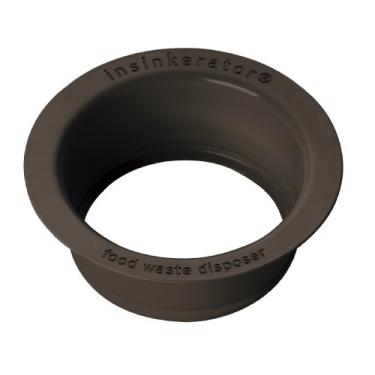 Imagem de InSinkErator Flange de drenagem de pia de cozinha para descarte de lixo, tamanho padrão de ralo de cozinha de 8 cm de diâmetro, FLG-ORB, bronze polido a óleo