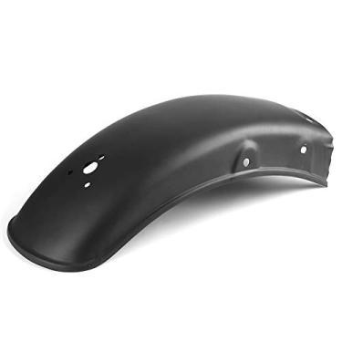 Imagem de Para-choque de roda de motocicleta, 44 x 16 cm/17,32 x 6,30 polegadas Abas de lama do pneu traseiro de metal para-lama motocicleta para-lama roda motocicleta modificação