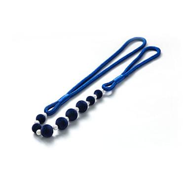 Imagem de Laços de cortina de contas de veludo simples Sem perfuração sem instalação prendedores de cortina de cortina, T7,2 PCS