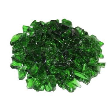 Imagem de Fire Glass Cristal Para Lareira A Gás Etanol Verde - 5Kg - Fx