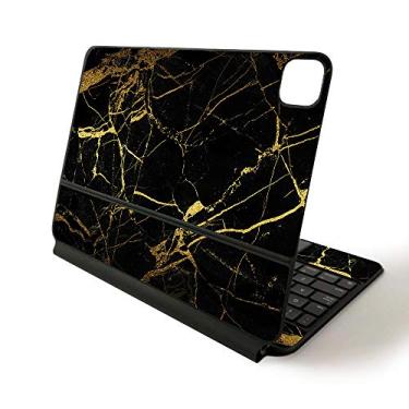 Imagem de Película MightySkins para Apple Magic Keyboard para iPad Pro 11 polegadas (2020) - Sushi | Capa protetora com decalque de vinil, durável, e exclusivo, mármore preto dourado