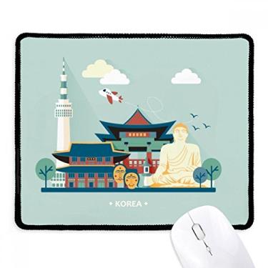 Imagem de Mousepad Tourist Atrations in Seoul Korea Tapete de borracha para jogos