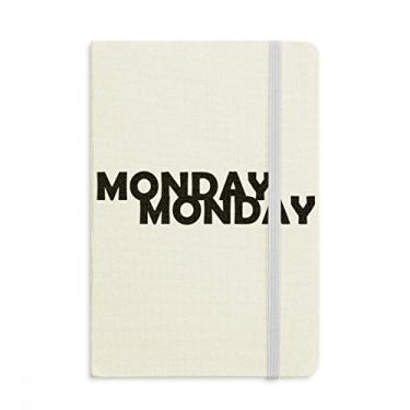 Imagem de Caderno de personagens elegantes de Monday com capa dura de tecido oficial