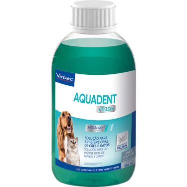Imagem de Solução para Higiene Oral Virbac Aquadent Fr3sh para Cães e Gatos - 250 mL