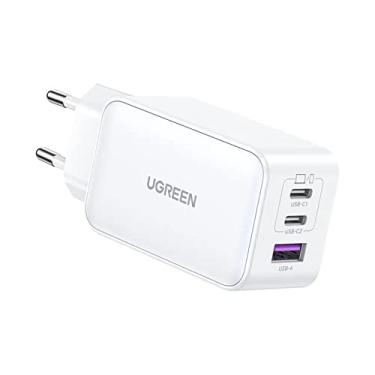 Imagem de Carregador de Parede Nexode 65W Portas 2 Usb A + 1 Porta Usb Tipo C Portas PD Tecnologia GaN Compatível com MacBook iPhone Samsung Xiaomi Laptops e Mais/No Brasil