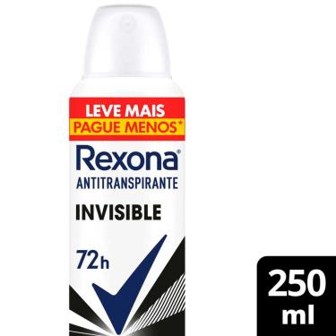 Imagem de Desodorante Feminino Rexona Invisible Aerosol Antitranspirante 72h com 250ml 250ml