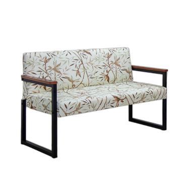 Imagem de Poltrona 2 Lugares Aço Tecido WalterBlock Niteroi Floral