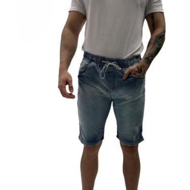 Imagem de Bermuda Gangster Jeans Jogger Masculina