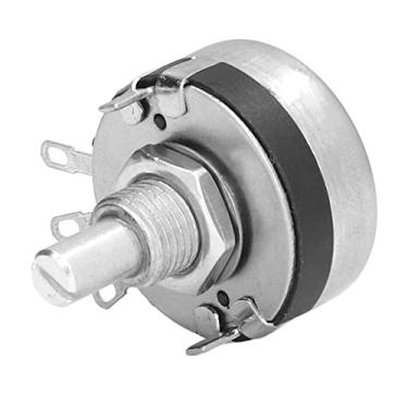 Imagem de 20 peças WTH118‑2W Potenciômetro de junta única resistores variáveis 6 mm eixo 3 pinos potenciômetro ohm (100K)