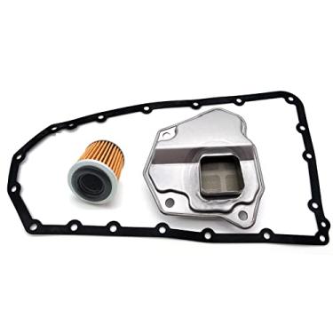 Imagem de TRANSPEED Kit de filtro e junta de fluido de transmissão CVT, kit de filtro de óleo JF011E RE0F10A RE0F10B Caixa de engrenagens para Nissan Altima Sentra Rogue Juke - Substitua 31728-1XF02 31728-1XF03