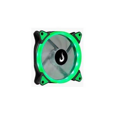 Imagem de Ventoinha Rise Mode Galaxy Led, 120mm, Verde - RM-FN-01-BG
