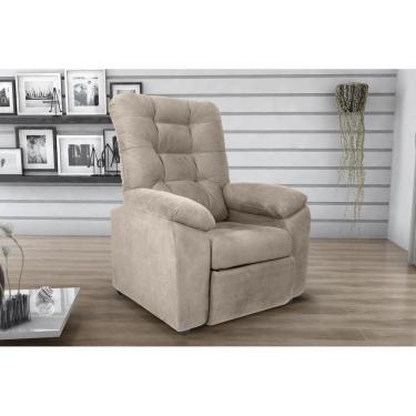 Imagem de Poltrona Reclinável MX61 Onix Suede Bege B251- Matrix