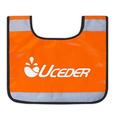 Imagem de UCEDER Amortecedor de cabo de guincho para construção de vinil resistente para carro off-road com tiras refletivas e bolso de armazenamento