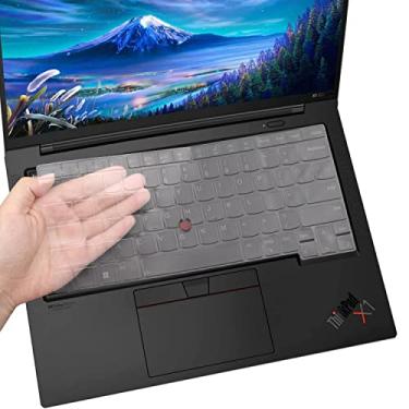 Imagem de Capa de teclado para Lenovo ThinkPad T14 T14s L14 P14 2023 2022 (Gen 3/Gen 4), Thinkpad x1 Carbon Gen 11/10, Thinkpad E14 Gen 5, ThinkPad X1 Yoga Gen 8/7, 14 polegadas Laptop Thinkpad Keyboard Skin -