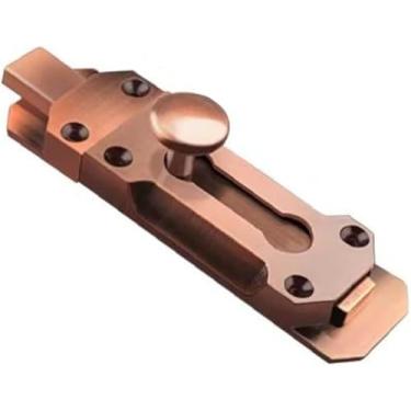 Imagem de Trinco Vintage Tranca Para Porta Trava Robusta Para Janela de Madeira e Aço Ferrolho Fecho de 3 pol