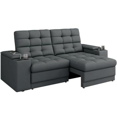 Imagem de Sofá Best House Confort 4 Lugares Retrátil e Reclinável