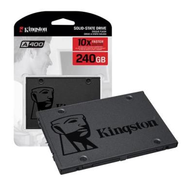 Imagem de Hd Ssd Interno Kingston Sa400S37/240G - 240Gb, Hd ssd interno kingston