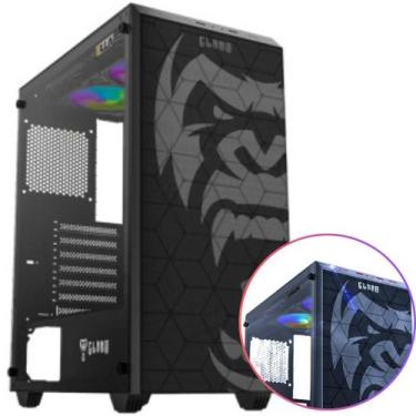 Imagem de Gabinete Gamer Clanm Zilla Suporta Até 6 Ventoinhas 120mm Rgb + Placa 