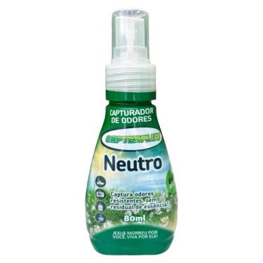Imagem de Capterplus Capturador de Odores NEUTRO 80ml  Captura Odores SEM ODOR P