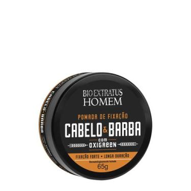 Imagem de Bio Extratus Homem Cabelo e Barba - Pomada de Fixação Forte 50g