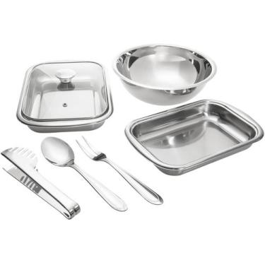 Imagem de Conjunto de Baixelas Tramontina Inox 6 Peças - Cosmos, Inox