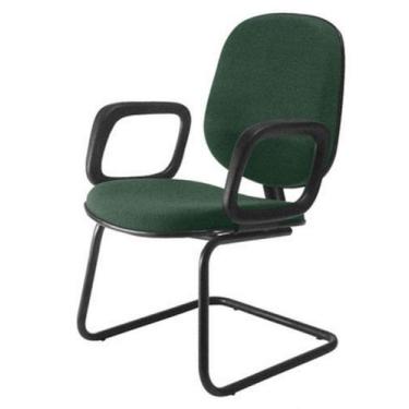 Imagem de Cadeira Diretor Interlocutor para Escritório Linha Uno Verde - Design 