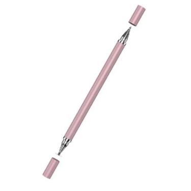 Imagem de Caneta Touch Screen Ponta Fina P/ Desenho Assinatura 2 Em 1 - FAM, Ros