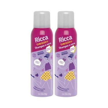 Imagem de Kit 2 Shampoo a Seco Berries Shakeberry Antioleosidade Ricca 150ml