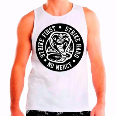 Imagem de Regata Masculina Branca Cobra Kai 02 - DESIGN CAMISETAS, Branco, M