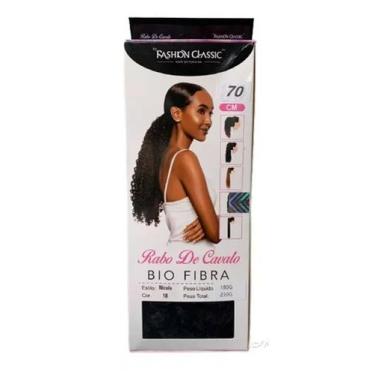 Imagem de Hair Extension Rabo de Cavalo Estilo Eva Bio Fibra 70cm - D&D Comerce
