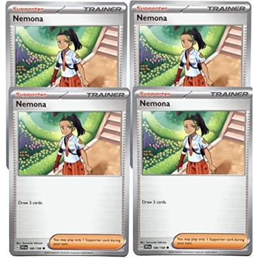 Imagem de Nemona 180/198 - Scarlet & Violet - Pokemon Trainer x4 Card Set - Playset 4X